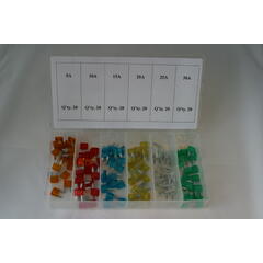 CAL Mini Flatstift sikringer Assortert - 120 deler